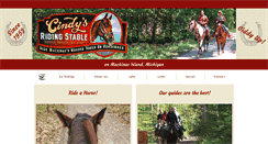 Desktop Screenshot of cindysridingstable.com