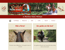 Tablet Screenshot of cindysridingstable.com